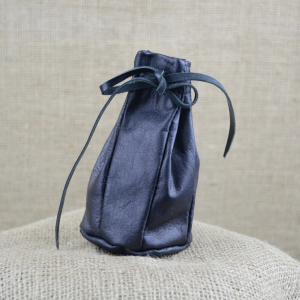 Kožený měšec na šňůrku velký skladem