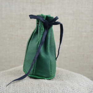 Kožený měšec na šňůrku velký skladem