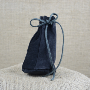 Kožený měšec na šňůrku velký skladem