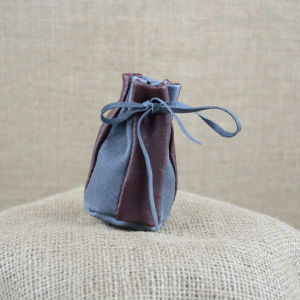 Kožený měšec na šňůrku malý skladem