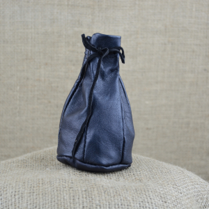 Kožený měšec na šňůrku velký skladem