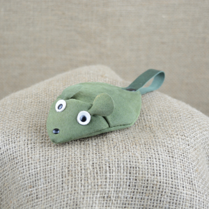 Kožená klíčenka myška skladem