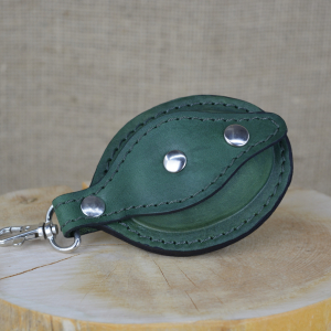 Kožená mincovka oválná skladem