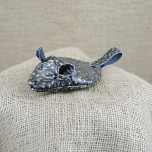 Kožená klíčenka myška skladem