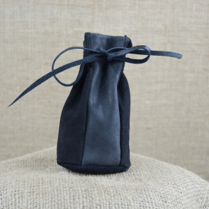 Kožený měšec na šňůrku velký skladem