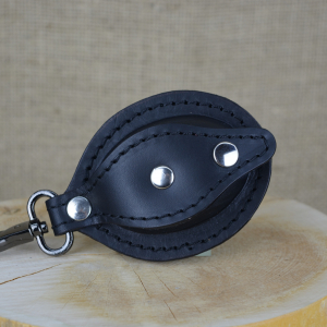 Kožená mincovka oválná skladem