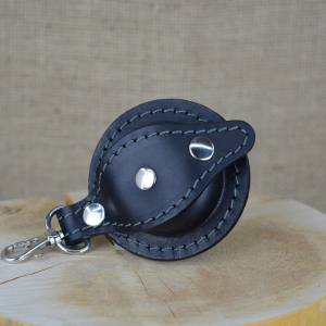 Kožená mincovka kulatá skladem