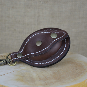 Kožená mincovka oválná skladem